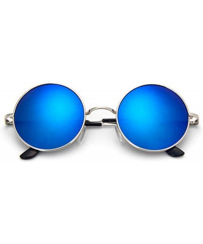 Round Circle Steampunk Sunglasses Women Men Round Black Frame Lens Sun Glasses Gafas De Sol - C1 - C5197Y7OGYX $51.23