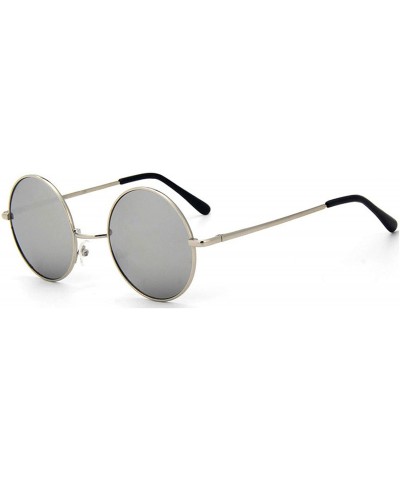 Round Circle Steampunk Sunglasses Women Men Round Black Frame Lens Sun Glasses Gafas De Sol - C1 - C5197Y7OGYX $23.29