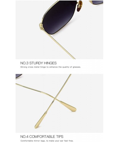 Round Fashion Metal Large Sunglasses UV400 Unisex Fishing Golf Surf Driving Cycling Lifestyle Sun Glasses - Tea-gold - CW18WS...