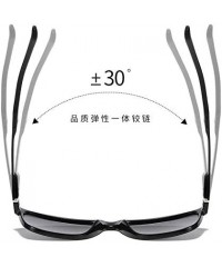Sport Unisex Polarized Square Sunglasses For Men/Women Aluminum Frame Lightweight Driving Fishing Sports Outdoors - CA197U5AY...