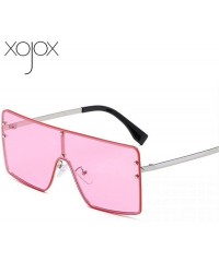 Aviator Oversized Sunglasses Women Men Vintage One-Piece Gradient Sun Glasses Brand C5 - C5 - CE18YLXAIXA $11.71