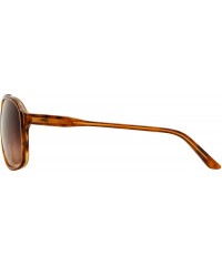 Sport Classic Aviator Sports Car Inspired Sunglasses - Driver Glasses For Men/Women - Rootbeer2 - C218E4344X6 $23.10