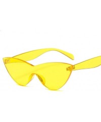 Cat Eye Women Vintage Cat Eye Sunglasses Lovely Sun Glasses For Ladies Cute Sexy Cool Retro Uv400 - Transparent - CR198U3HDY3...