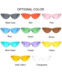 Cat Eye Women Vintage Cat Eye Sunglasses Lovely Sun Glasses For Ladies Cute Sexy Cool Retro Uv400 - Transparent - CR198U3HDY3...