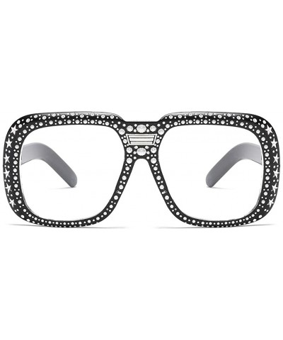 Oval Women Sunglasses Retro Black Drive Holiday Oval Non-Polarized UV400 - White - C318R6X5ZXC $7.56
