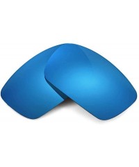 Shield Replacement Lenses Crankshaft Sunglasses - Multiple Options Available - Ice Blue Coated - Polarized - CV126NWWR83 $30.95
