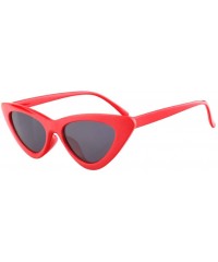 Semi-rimless Sunglasses Colorful Protection - B - CP194YOWNMW $9.88
