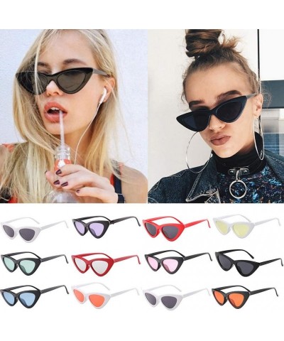 Semi-rimless Sunglasses Colorful Protection - B - CP194YOWNMW $9.88