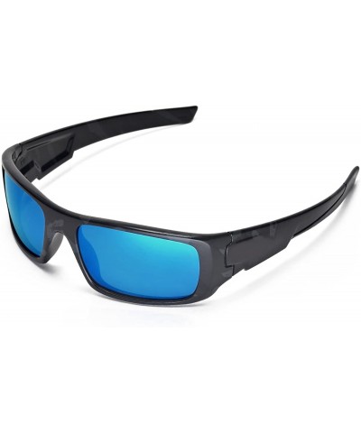 Shield Replacement Lenses Crankshaft Sunglasses - Multiple Options Available - Ice Blue Coated - Polarized - CV126NWWR83 $18.32