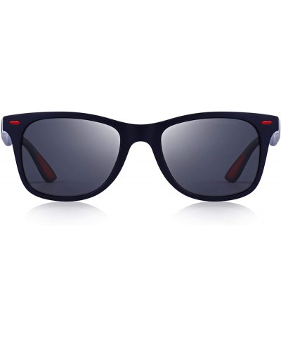 Square DESIGN Men Women Classic Retro Rivet Polarized Sunglasses Lighter Square Frame UV Protection S8508 - C08 Green - CR198...