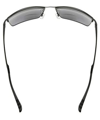 Rectangular UV400 Protection Bifocal Sunglasses Dark Color Sunshine Reading for Men - Gunmetal - CA189TSYUTZ $15.54