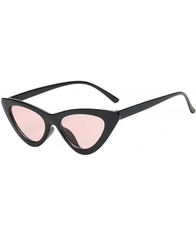 Oversized Unisex New Cat's Eye Sunglasses Retro Eyewear Fashion Radiation Protection Sunglasses - C - CU18SQ2K8YN $14.21