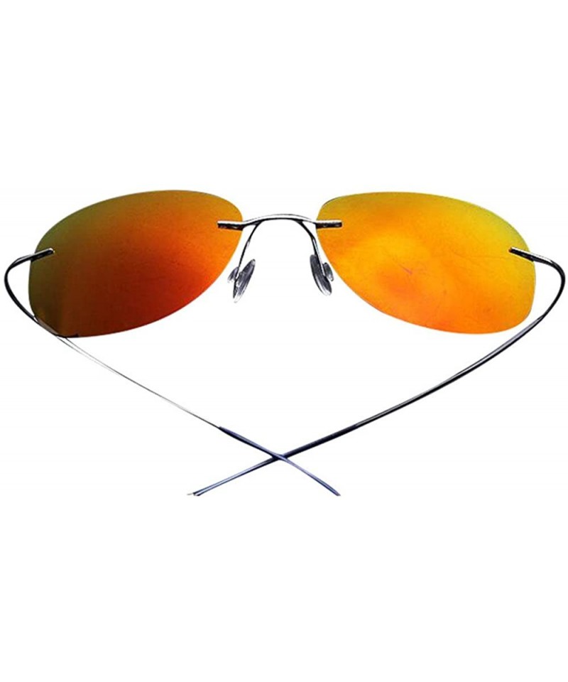 Men's Retro Polarized Sunglasses Unbreakable Frame Sunglasses For