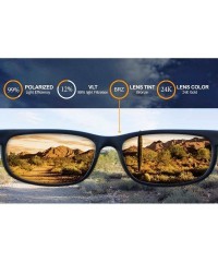 Sport Polarized Replacement Lenses for Triple Tail Sunglasses - Multiple Options - 24K Gold Mirror - C6120X6SMO3 $40.61