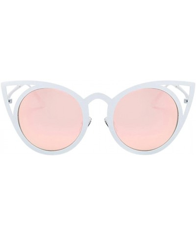 Rectangular 2017 Woman Sunglasses Eyeglasses - Pink - CZ182Z4UXEQ $7.31