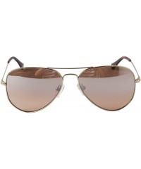 Aviator Designer Classic Aviator Metal Frame Polarized Sunglasses Men Women Sun Glasses Lightweight 3025 - CC18DZU8YYQ $18.72