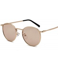 Rimless Fashion Men Women Luxury Vintage Mirrors Sun Glasses Retro Classic Metal Lenses Round Polarized Sunglasses - 3 - C719...