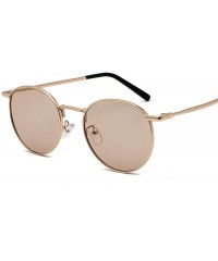 Rimless Fashion Men Women Luxury Vintage Mirrors Sun Glasses Retro Classic Metal Lenses Round Polarized Sunglasses - 3 - C719...