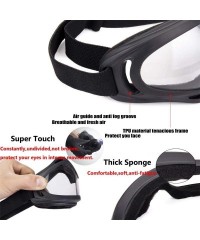 Goggle Snowboard Protection Windproof Motorcycle - Transparent+Tawny - CI18KQ0TZ0Q $9.29