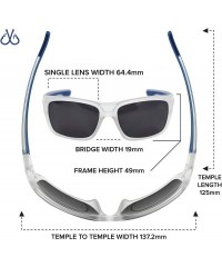 Sport Mystic Polarized Sport Fishing Sunglasses for Men and Women - Multiple Colors - Matte Clear - CV18R5H9T60 $38.72