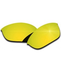 Sport Polarized Replacement Lenses Half Jacket 2.0 Sunglasses - Multiple Colors - 24k Gold Mirrored Coating - CU186HUCZZA $14.64