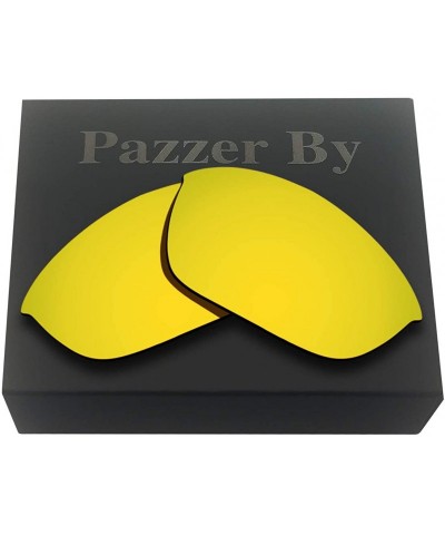 Sport Polarized Replacement Lenses Half Jacket 2.0 Sunglasses - Multiple Colors - 24k Gold Mirrored Coating - CU186HUCZZA $14.64