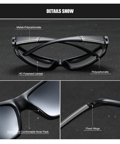 Mens Sport Sunglasses Baseball Polarized TR90 Frame Eyewear for