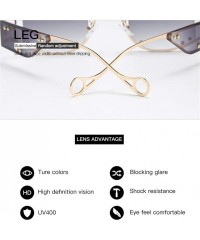 Oversized Woman Retro Oversized Big Square Frame UV400 Polarized Sunglasses for Female 2130 - Pink - CB18ZA62X6A $55.55