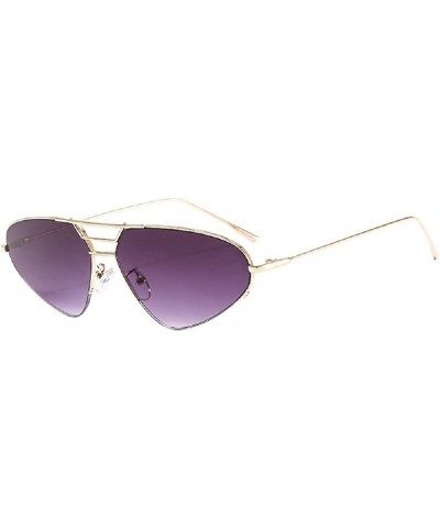 Cat Eye Sunglasses Gradient Glasses Vintage Eyewear - CJ197S66C7X $34.21