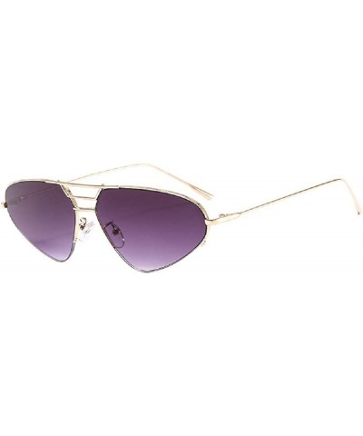 Cat Eye Sunglasses Gradient Glasses Vintage Eyewear - CJ197S66C7X $19.68