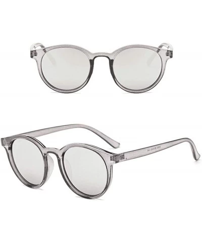 Sport Women Man Vintage Sunglasses Retro Circle Frame Eyewear Fashion - CW18O3Q6373 $16.63