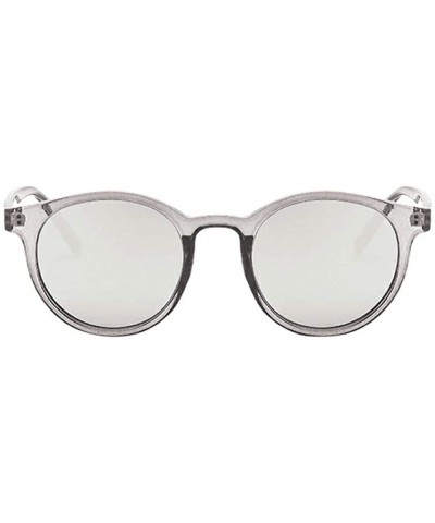Sport Women Man Vintage Sunglasses Retro Circle Frame Eyewear Fashion - CW18O3Q6373 $8.88