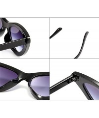 Rimless Women Fashion Cat Eye Shades Sunglasses Integrated UV Candy Colored - 0464c - C318RS684AX $7.70