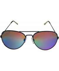 Aviator Mens Sunglass Black Mens Metal Aviator PE47 6 - CG12MYWNOHV $26.88