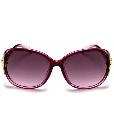 Goggle 2019 New Women Sunglasses Retro Eyewear Oversized Goggles Eyeglasses Sunglasses 58MM - Purple A5 - C318LWEA3RE $11.29