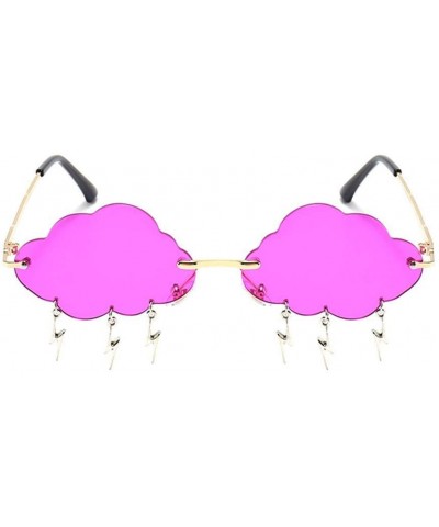 Sport Sunglasses Polarized Protection Steampunk - Purple - C4190HXS795 $11.15