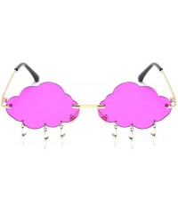 Sport Sunglasses Polarized Protection Steampunk - Purple - C4190HXS795 $11.15