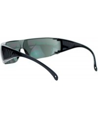 Shield Light Weight Fit Over Safety Eye Glasses & Sunglasses - Black - CJ11ZKXKE1J $11.96