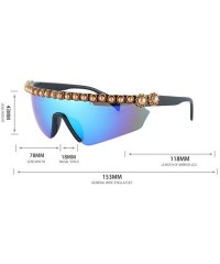 Rimless polygonal Polarized Sunglasses Rimless Driving - Yellow - CW192K4XW68 $27.37