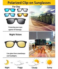 Aviator Polarized Sunglasses Prescription Eyeglass Orange 2 - Rectangle【silver】 - CF18U07U6ED $14.30