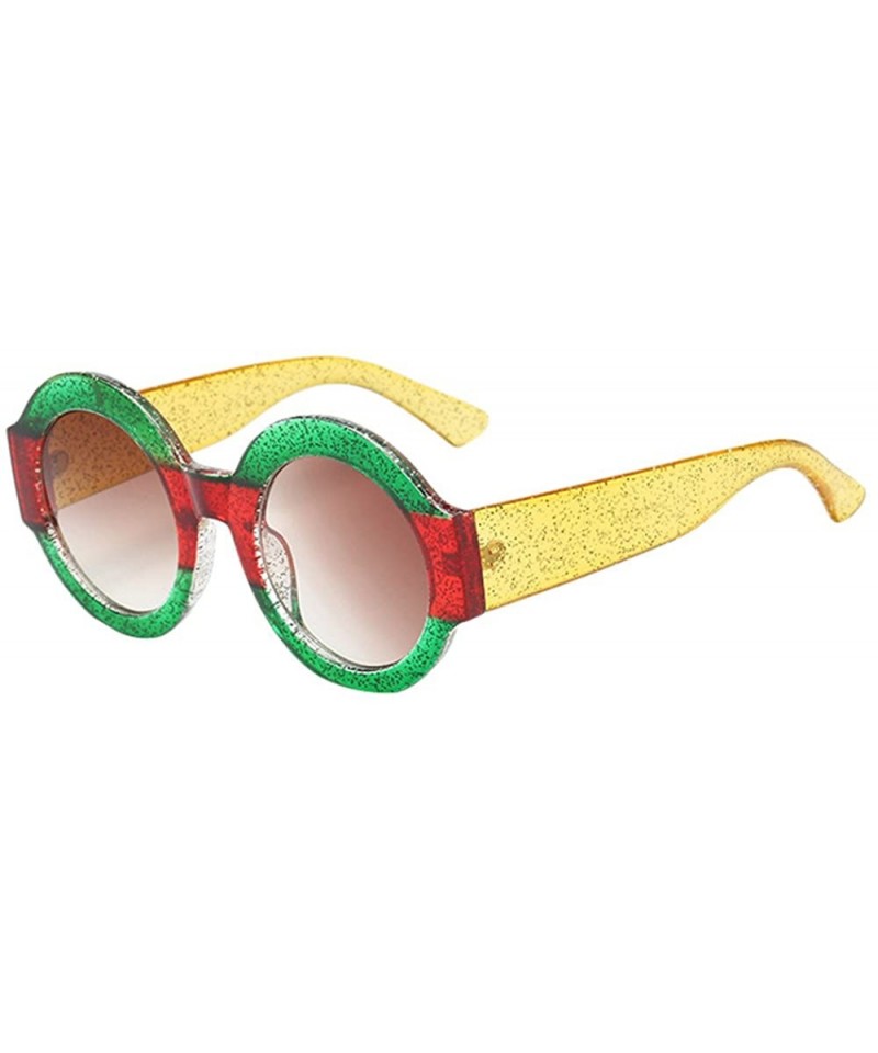Goggle Sunglasses Multicolor Goggles Eyeglasses Glasses Eyewear - Yellow - CJ18QNL2SIC $10.61