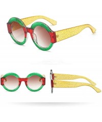 Goggle Sunglasses Multicolor Goggles Eyeglasses Glasses Eyewear - Yellow - CJ18QNL2SIC $18.69