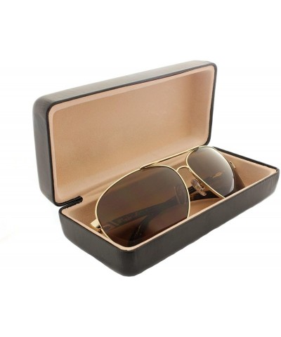 Round Aviator Polarized Bifocal Sunglasses Sun Readers Bi Focal Reading Glasses - Gold - CP17AAIRMWI $29.32