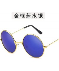 Aviator Lady Small Sunglasses Men Women Retro Metal Frame Round Eye Vintage Tiny Female Sun Glasses - 3 - C7198ZX4D6G $40.52