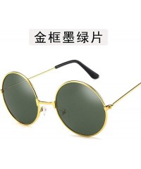 Aviator Lady Small Sunglasses Men Women Retro Metal Frame Round Eye Vintage Tiny Female Sun Glasses - 3 - C7198ZX4D6G $40.52