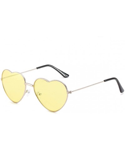 Square Glasses- Unisex Love Vintage Eye Sunglasses Retro Eyewear Fashion Radiation Protection - 8203d - C418RS6HQE2 $18.15