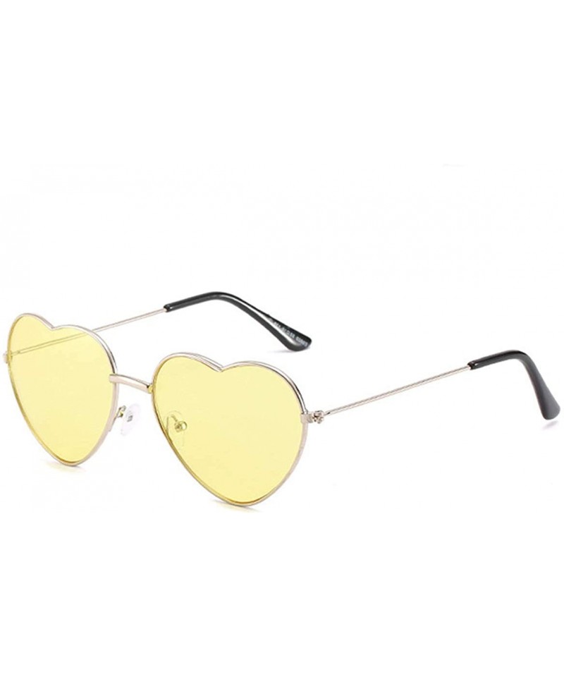 Square Glasses- Unisex Love Vintage Eye Sunglasses Retro Eyewear Fashion Radiation Protection - 8203d - C418RS6HQE2 $18.40