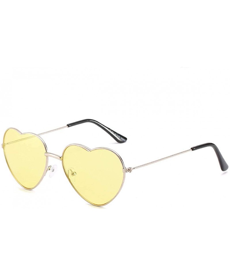 Square Glasses- Unisex Love Vintage Eye Sunglasses Retro Eyewear Fashion Radiation Protection - 8203d - C418RS6HQE2 $11.44