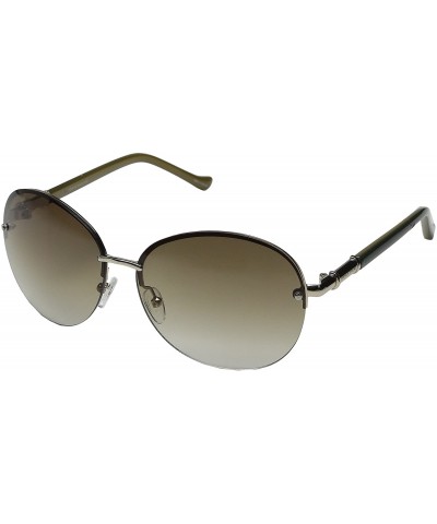 Rimless Womens 035-62 - Gold/Geen - C712DPQ60TH $51.78