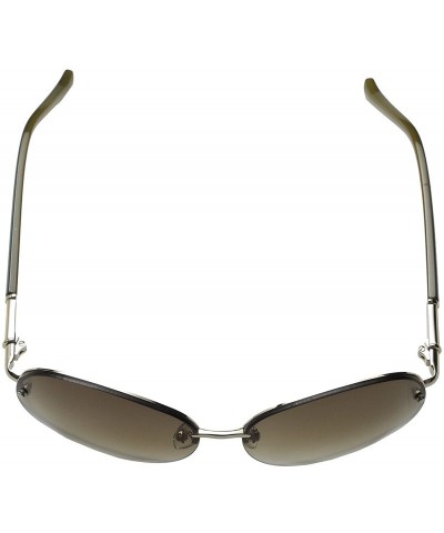 Rimless Womens 035-62 - Gold/Geen - C712DPQ60TH $51.78